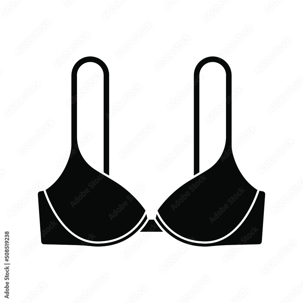 Bra icon. Woman underwear sign. vector illustration Bra icon. Woman underwear sign. vector illustration