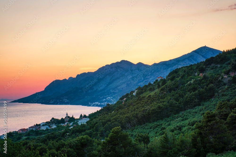 Sunset over Dalmatia, Croatia