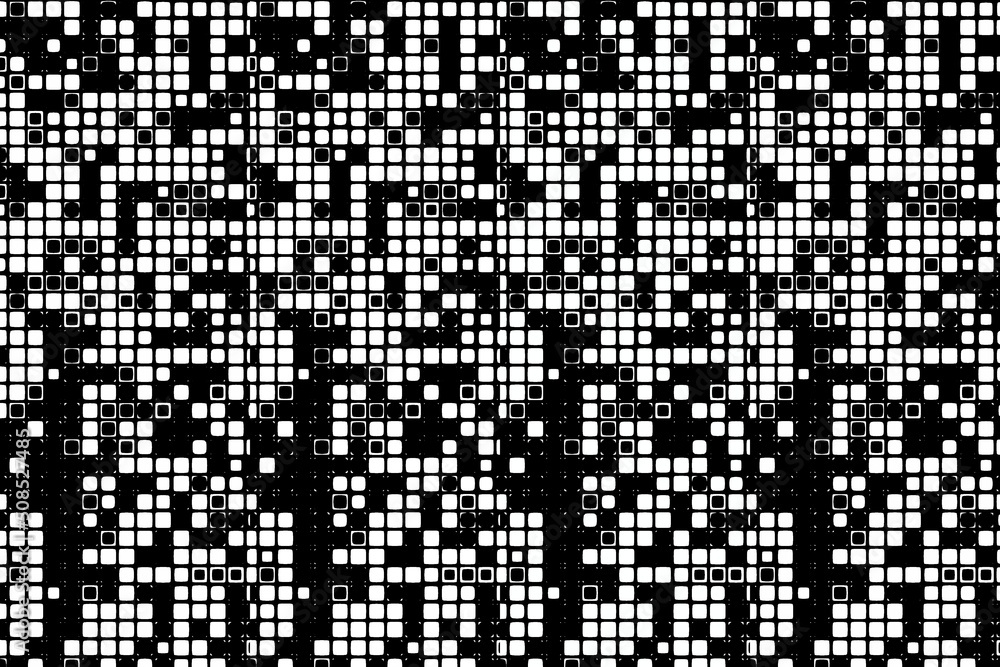 Abstract background. Monochrome texture. Black and white lines on background.