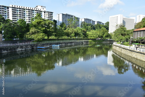 Singapore River + HDB . Residence Clark Quay