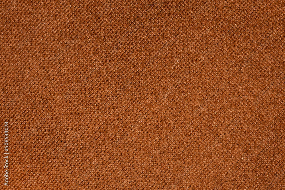Fototapeta premium Close-up of red texture fabric cloth textile background