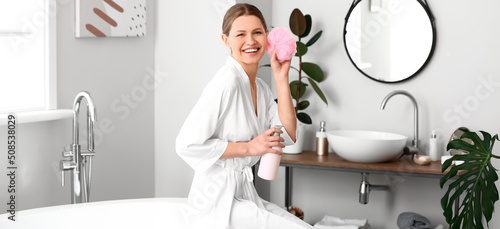 Beautiful young woman with ...
