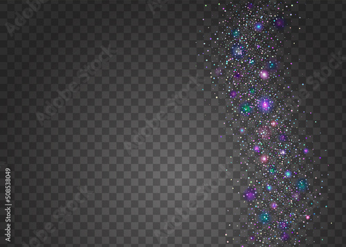 Rainbow Texture. Holographic Tinsel. Shiny Christmas Gradient. W
