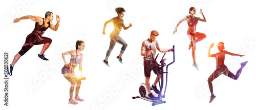 Double exposure of modern g...