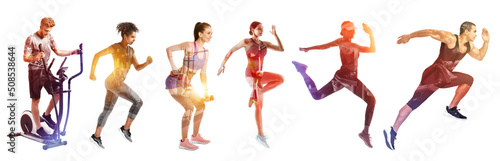 Double exposure of modern g...