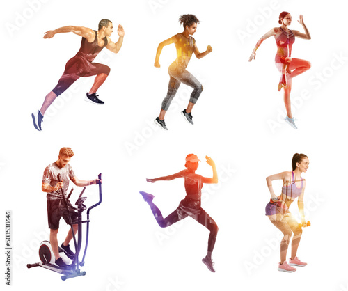 Double exposure of modern g...