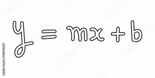 linear equation slope intercept form of a line in mathematics