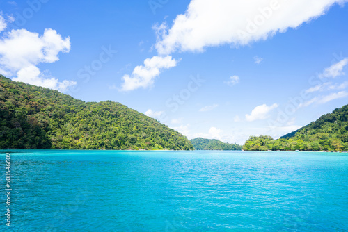 beautiful clear water at Surin island