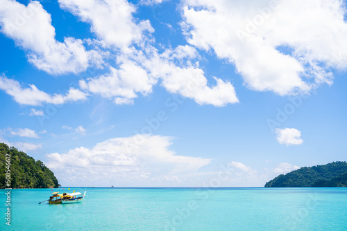 beautiful clear water at Surin island © Sunanta