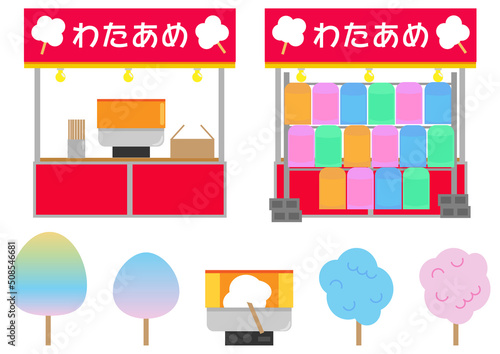わたあめの屋台セット