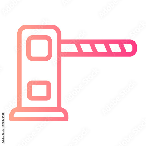 toll road gradient icon