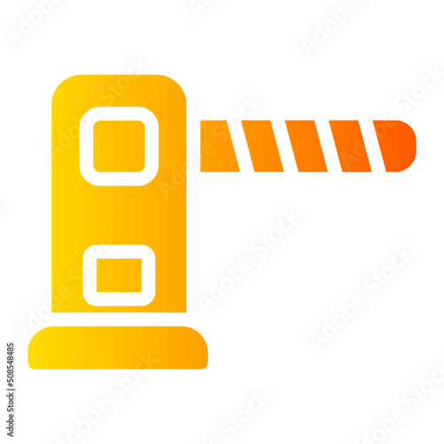 toll road gradient icon