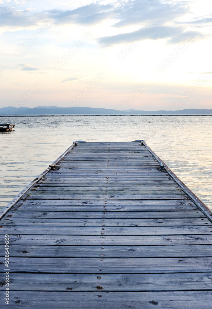 wooden dock