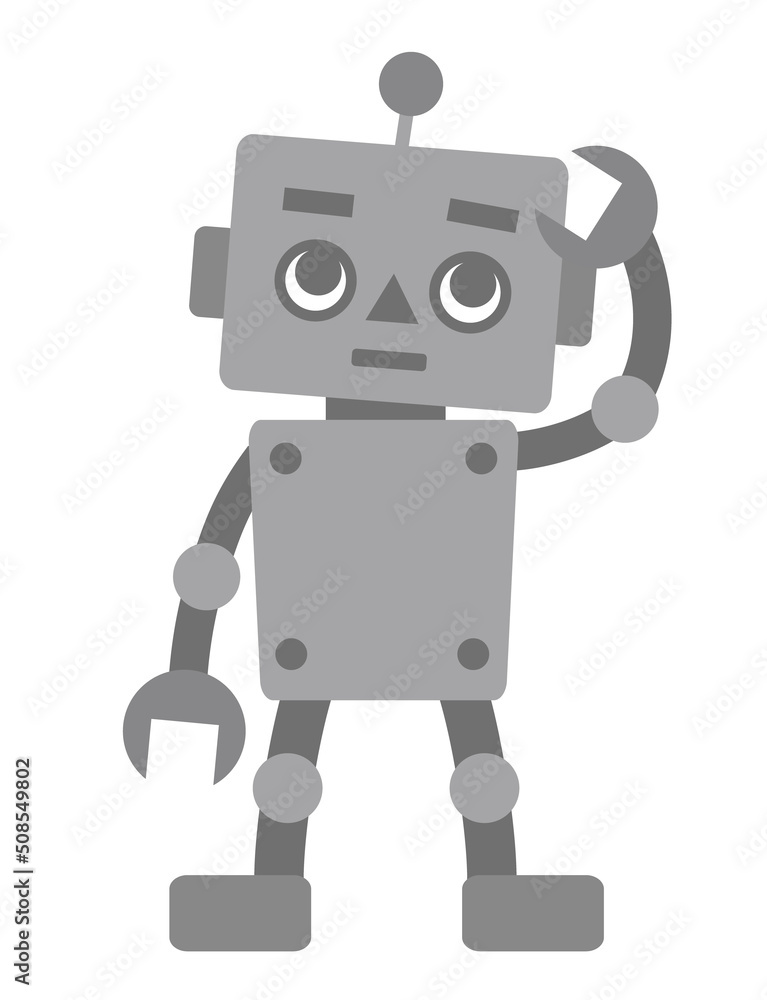 悩むロボット 悩むロボット