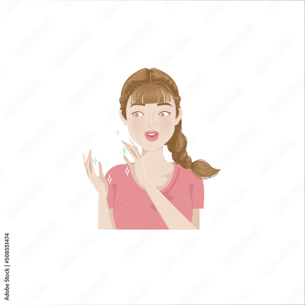 woman expression positive of female woman expression positive of female