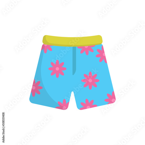 hawaiian shorts icon design template vector illustration