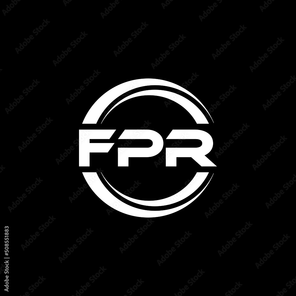 FPR letter logo design with black background in illustrator, vector logo modern alphabet font overlap style. calligraphy designs for logo, Poster, Invitation, etc. FPR letter logo design with black background in illustrator, vector logo modern alphabet font overlap style. calligraphy designs for logo, Poster, Invitation, etc.