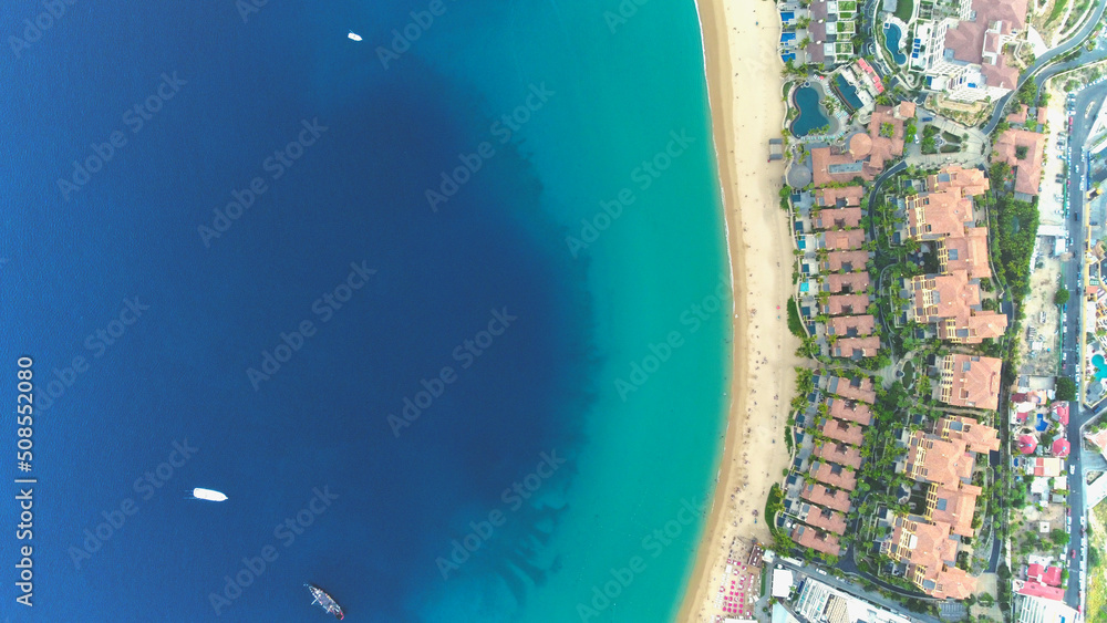 Drone over a Beach