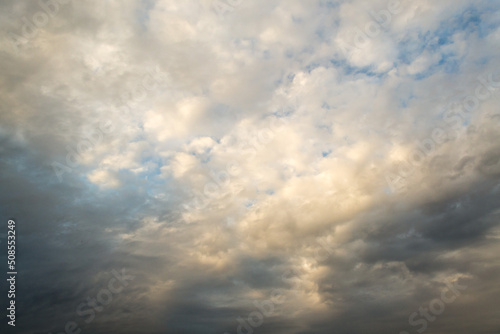 Fototapeta Naklejka Na Ścianę i Meble -  Dark storm clouds background sky