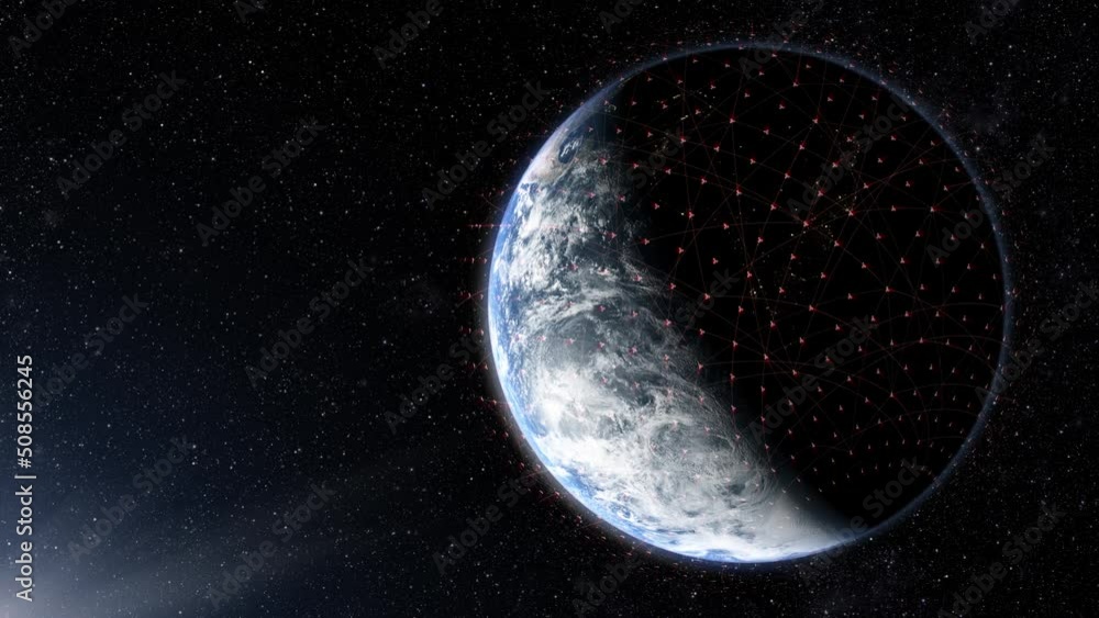 Global Positioning System GPS of navigation satellites or satnav