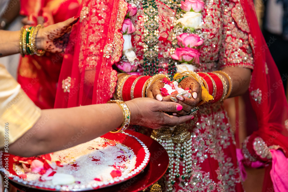 Indian Hindu traditional wedding ceremony and rituals