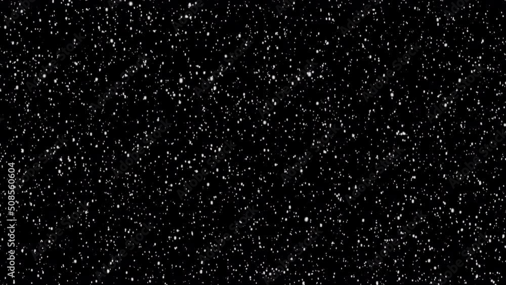Winter Snow on Black Background Animation Background Winter Snow on Black Background Animation Background