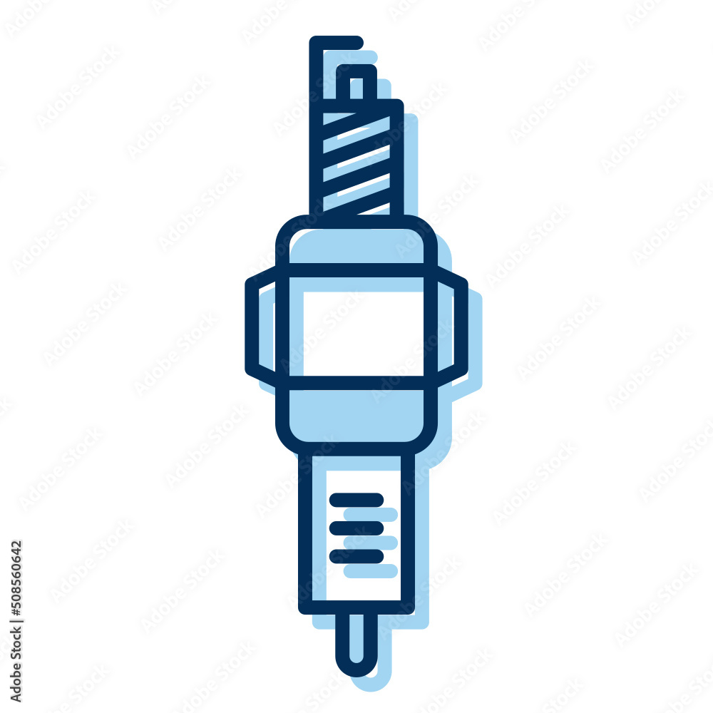 vehicle spark plug icon on transparent background vehicle spark plug icon on transparent background