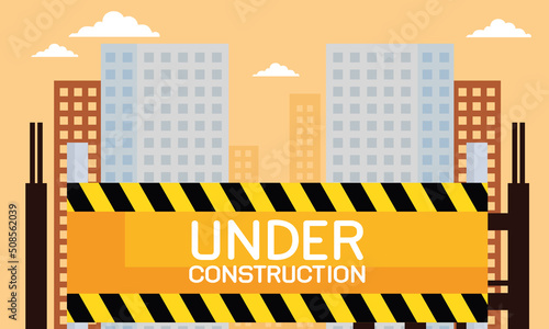 under construction label scene