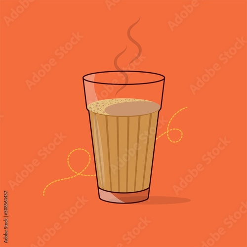 Indian Tea Chai Icon vector illustration