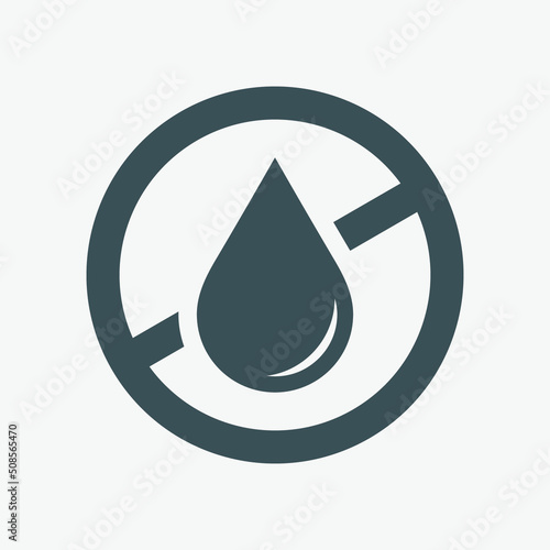 No trans fats, palm oil free, no mineral oil, Forbidden block quality vector illustration cut