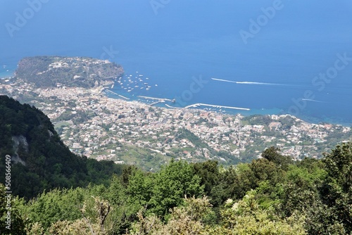 Serrara Fontana - Panorama di Lacco Ameno dal Monte Epomeo photo