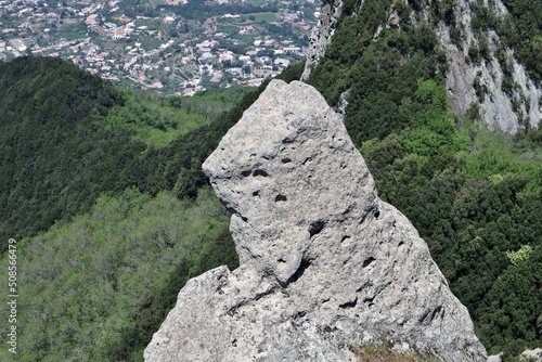 Serrara Fontana - Scultura tufacea sulla vetta del Monte Epomeo photo
