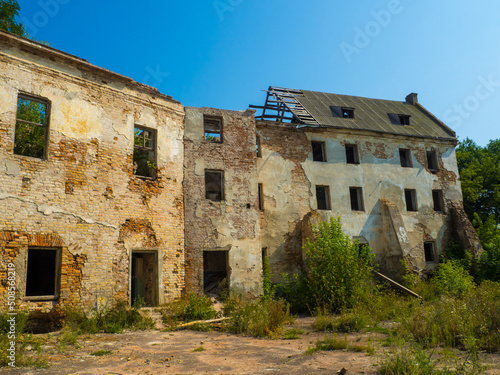 Ruins of the old Klevan Castle among the thickets, Rivne region, Ukraine. © pijav4uk