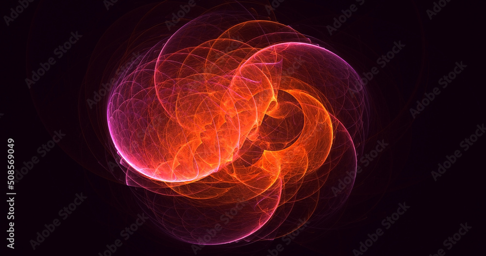 3D rendering abstract multicolor fractal light background 3D rendering abstract multicolor fractal light background