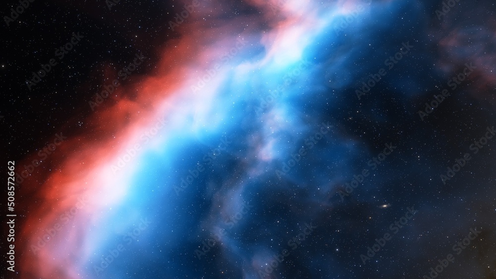 Universe filled with stars, nebula and galaxy Universe filled with stars, nebula and galaxy