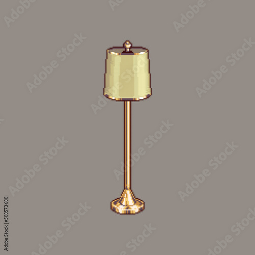 Editable vector Lamp art illustration for game development, game asset, web asset, graphic design, and printed purpose.