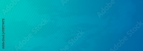 Cyan blue gradient background blank. Horizontal banner or wallpaper tamplate. Copy space, place for text, text area. Bright illustration. Space metaverse web 3 technology texture