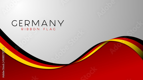 Germany ribbon flag photo
