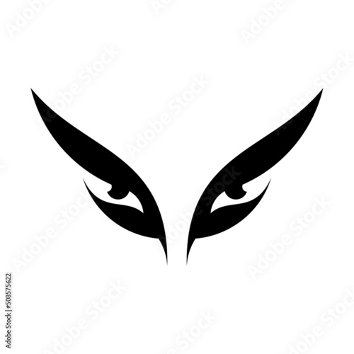 bird feather logo for ink and eye