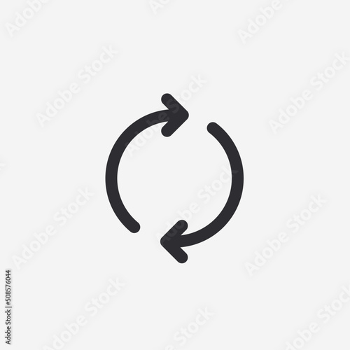 illustration of a symbol of a sync