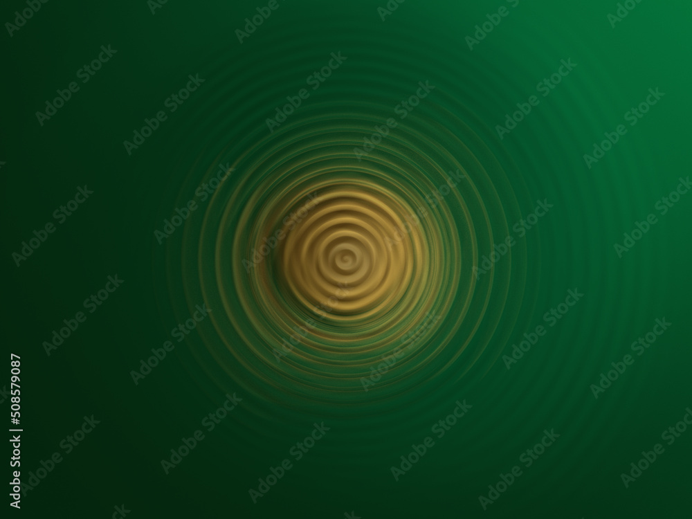 green and gold circular waves abstract background green and gold circular waves abstract background