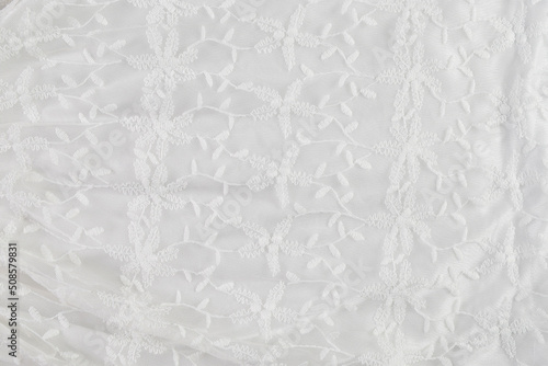 Elegant White Lace Background