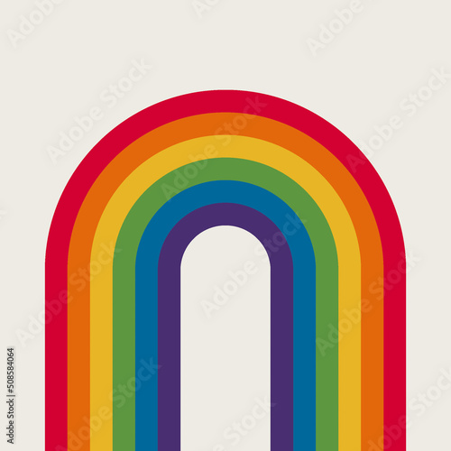 Rainbow stripes for pride month vector file