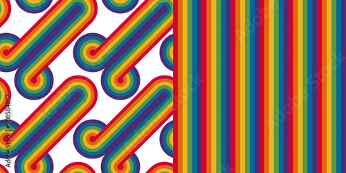 Fun geometric penis seamless pattern for print
