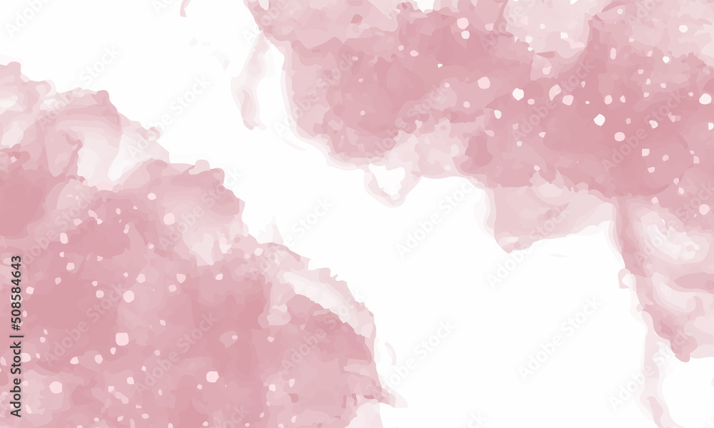 Pink abstract watercolor splash texture background. eps10 illustration vector design