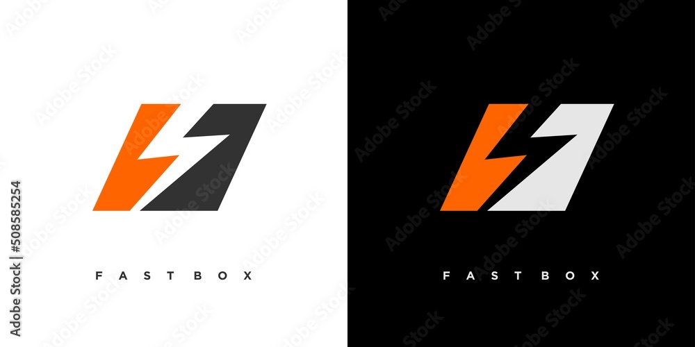 Simple and unique quick box logo design Simple and unique quick box logo design