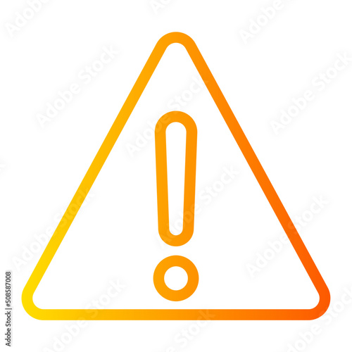 danger gradient icon