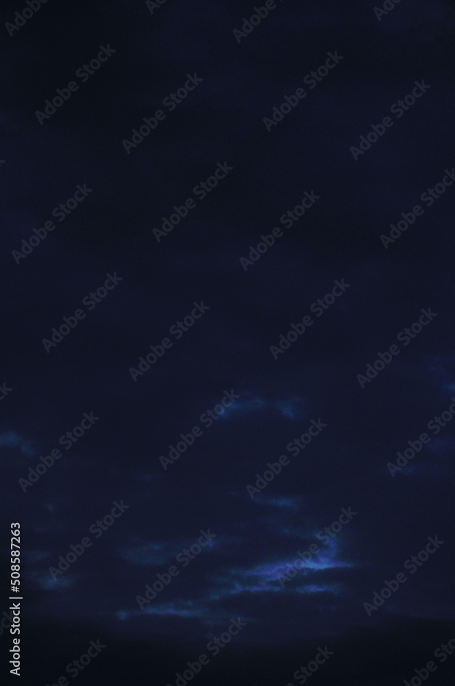 Obraz premium Clouds in the night in France