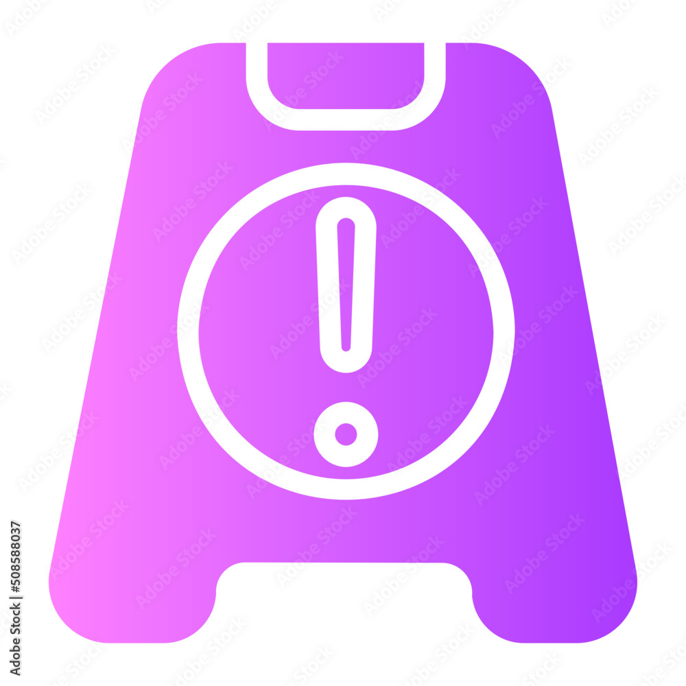 slippery gradient icon