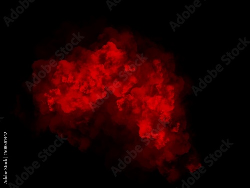 Explosion with alpha channel. Illustration created from a tablet, used as a background in abstract style.